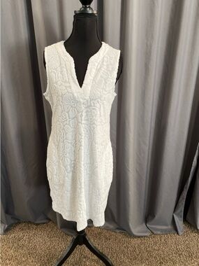 Tommy Bahama textured shift cover-up dress size small